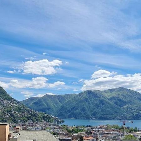 Lugano Lakeview Apartment With Self Check-In & Private Parking On Request 외부 사진