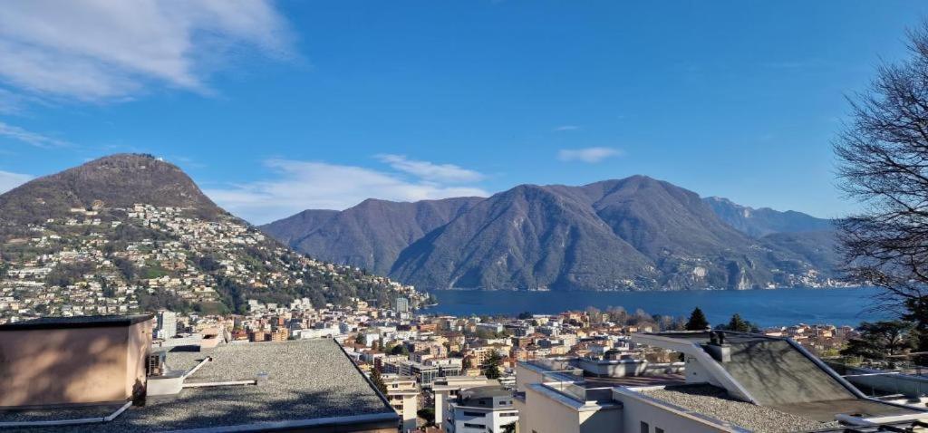 Lugano Lakeview Apartment With Self Check-In & Private Parking On Request 외부 사진